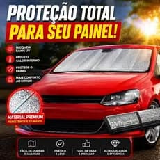 Capa Protetora Para brisa Carro Anti UV Térmica Dobrável Proteção Painel Universal 130x60cm