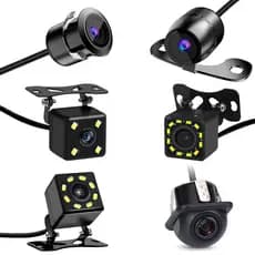 Câmera de visão traseira para carro estacionamento automático ip68 à prova d'água ccd led de backup automático170 graus