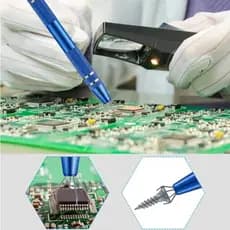 Componente Eletrônico Grabber Quatro Garra IC BGA Chip Pinça Extrator Parafuso Selecionador Pegar Caneta Reparação Eletr