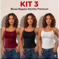 Blusa Regata Suplex de Alcinha 100% forrada moda blogueira verão