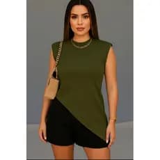 Blusa assimetrica MUSCLE TEE