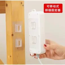 Gancho Duplo De Parede Adesivo Dupla Face Forte Ganchos Ventosa Suporte De Armazenamento Para Cozinha/Banheiro/Quarto