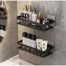Suporte De Shampoo Prateleiras De Banheiro  Cozinha Sem Furo Premium