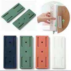 Suporte p/ Extensão Fixar Filtro de Linha e Objetos Diversos/Household Auto-Adesivo Plugue Fixer Broca Livre