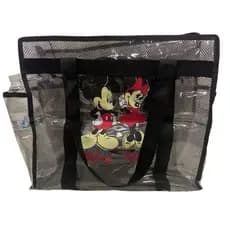 Bolsa Grande Jumbo CDP Transparente e Reforçado em Tela com Estampa