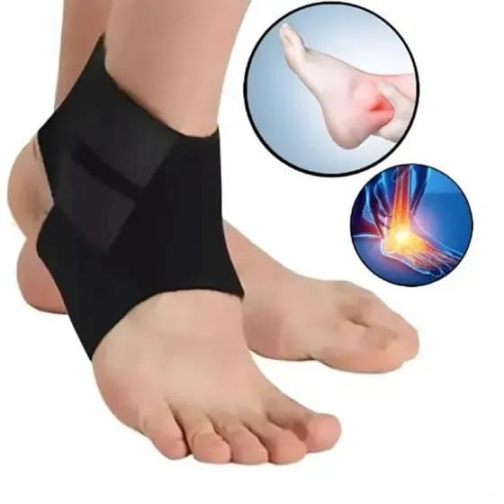 Tornozeleira Ortopédica com Velcro | Suporte para Tornozelo Esportivo Compressão Anti Dor Entorse Academia Corrida