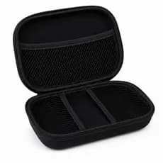 Estojo Organizador Rígido Premium para Cabos, Carregadores, Fones, HD Externo, SSD, Cartão de Memória e Eletronicos