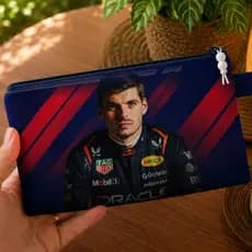 Necessaire Slim Max Verstappen Fórmula 1 Porta Objetos Estojo 13x18 Personalizada