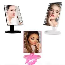 Espelho Mesa Tipo Camarim Luz  Usb/pilha P Maquiagem