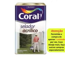 Coral Selador Acrílico 18 Litros - Branco