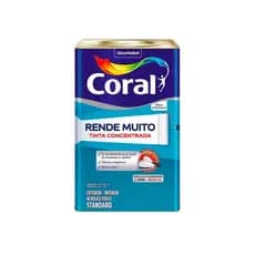 Tinta Coral Rende Muito 16L (Branco Gelo, Palha, Areia, Marfim)