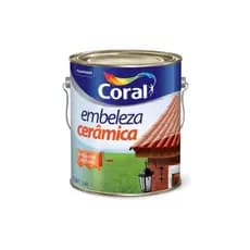 Tinta Acrílica Coral Brilhante 3.6L Para Telhas e Tijolos Cor Cerâmica