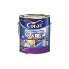 Tinta Acrílica Coral Total Sol E Chuva Branco 3,6l Antimofo Branco