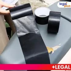 Fita Adesiva Preta de Couro: Kit de Reparo para Móveis, Sofás, Assentos de Carros, Cadeiras de Escritório e Vinil