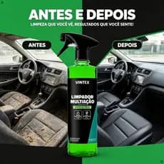Limpador Multiação Vonixx APC 500ml Limpeza Interna Automotiva Multiuso Bancos Painéis Plásticos Estofados