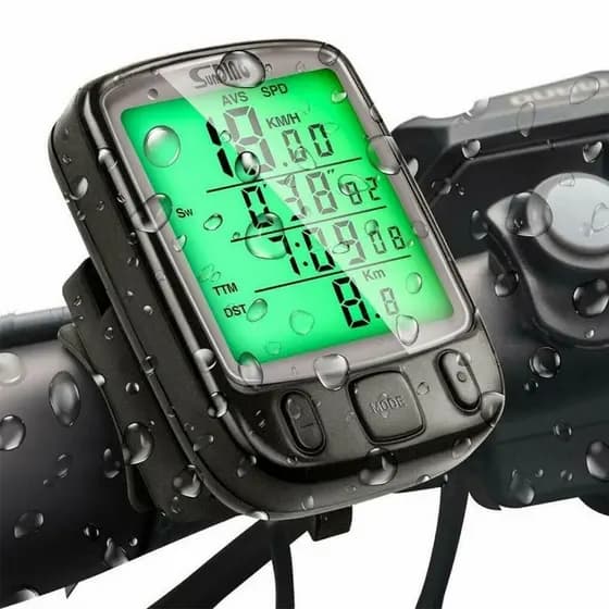 Velocímetro de Bike Lumi Magnético Ciclo Computador e Tempo Luz Noturna