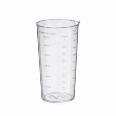 Kit 10 Copo Dosador Medidor Graduado Transparente para Receitas e Confeitaria