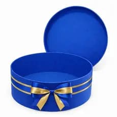 Caixa Redonda 25x25x10 para Presente com Tampa – Caixa Decorativa Luxo