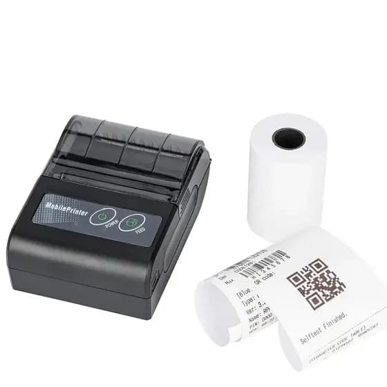 Mini Impressora Térmica Portátil 58mm - Ideal Para Comandas, Cupons Não Fiscais, Recibos e Automação