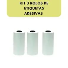 Kit 3 Etiqueta Adesiva Para Mini Impressora e Câmera Portátil
