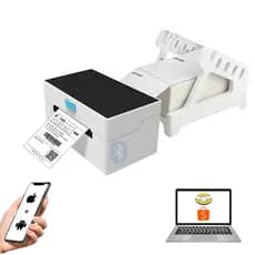 Impressora Etiquetas Térmica Bluetooth, Envios Transportadora, Código Barras, Ecommerce, Com Suporte Etiquetas