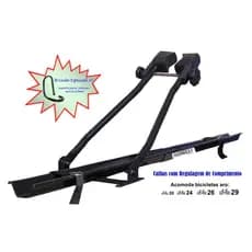 Suporte TRANSBIKE CALHA DE TETO PARTNER X7 UNIVERSAL COM SUPORTE VERTICAL DE BRINDE