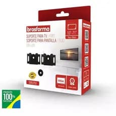 Suporte FIXO UNIVERSAL para TV LED, LCD, Plasma, 3D e Smart TV de 10” a 71” – Brasforma SBRU 750
