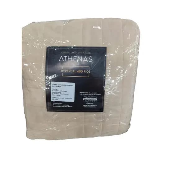 Cobre Leito Dupla Face Athenas 400 Fios - Casal
