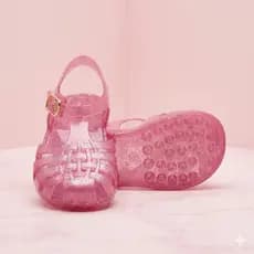 Sandália Xereta Bebê Infantil Menina Antiderrapante Leve Confortável Glitter