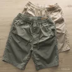Bermudas Casuais Masculinas de Verão, Leves, com Cordão Ajustável, para Praia e Trabalho UWWL