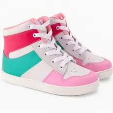 Tênis Feminino Infantil Cano Médio Street Nº28ao34 Escolar Confortável