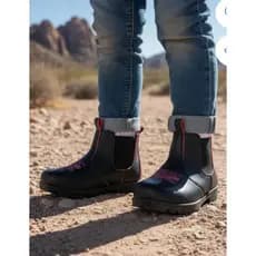 Bota Jeca Jequinha Menina Infantil Preto/Pink