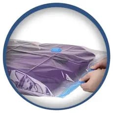 Saco Organizador A Vacuo Compactacao Protecao Roupas Viagem Casa TAM EP,  P , M, G, GG
