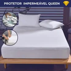 Protetor De Colchão Impermeável Queen Protec Com Elástico Silencioso Não Esquenta