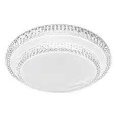 Plafon Led Sobrepor Cristal Multicor 2 Andar 60w 127/220v Redondo