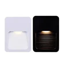 5 Balizador Led Slim 4w 3000k Bivolt Parede Escada Muro