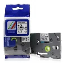 Fita Tze Tz 231 Compativel Para Rotulador Brother Branca 12mm