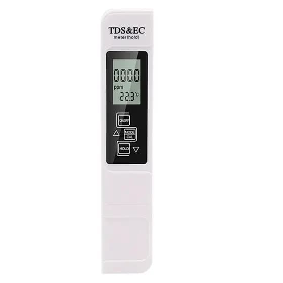 Medidor Digital TDS e EC Condutividade Água Ppm Us/cm Termometro Portátil