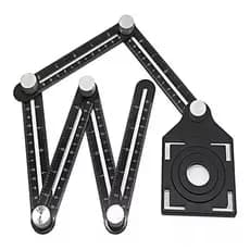 Régua Dobravel De Aluminio Multi-ângulos Medição Obra 6zc