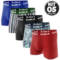 KIT C/ 5 UNIDADES BOX POLIESTER ADULTO - SORTIDO