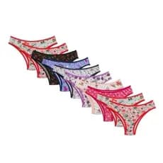 Kit 10 Calcinha Microfibra Conforto