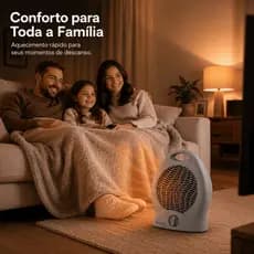 Aquecedor de Ar Elétrico Portátil  2000W 220v | Ventilação  para Ambientes para Casa Escritório Quente Conforto Térmico