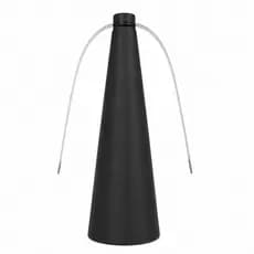 Ventilador Repelente Insetos Mesa Jantar Churrasco Sem Químico Portátil Preto 25cm
