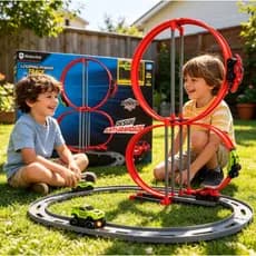 Pista De Corrida Carrinho Eletrico Magnetico Autorama Radical Menino Brinquedo Infantil Vermelho