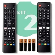 Controle Remoto Para Smart Tv LG 4k Universal + Pilhas