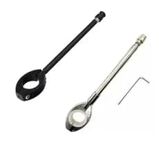 Antena Corta Pipa Moto Retrátil Anti Cerol Aço Inox Guidão