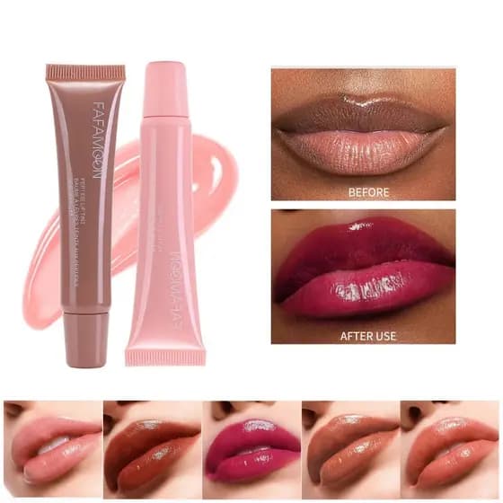 2024 Novo Suavizar as linhas dos lábios / Mirror Lip Gloss Maquiagem Batom Líquido Nutritivo