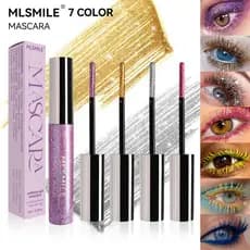 MLSMILE Novo rímel Rímel Colorido Pérola flash Fino À Prova D'água Sem Manchas Natal maquiagem de Natal