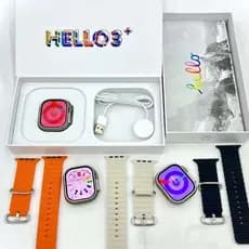 Hello Watch 3 Plus Relógio Inteligente 4GB Armazenamento Movid Bússola Bluetooth Chamada Homens Mulheres Smartwatch