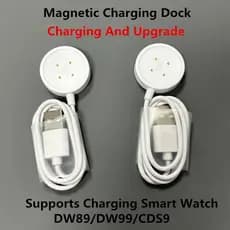 Dock De Carregamento Magnético De 4 Pinos Espaçamento Atualizado Da Interface USB Suporta 4G Smartwatch DW89/DW99/CDS9